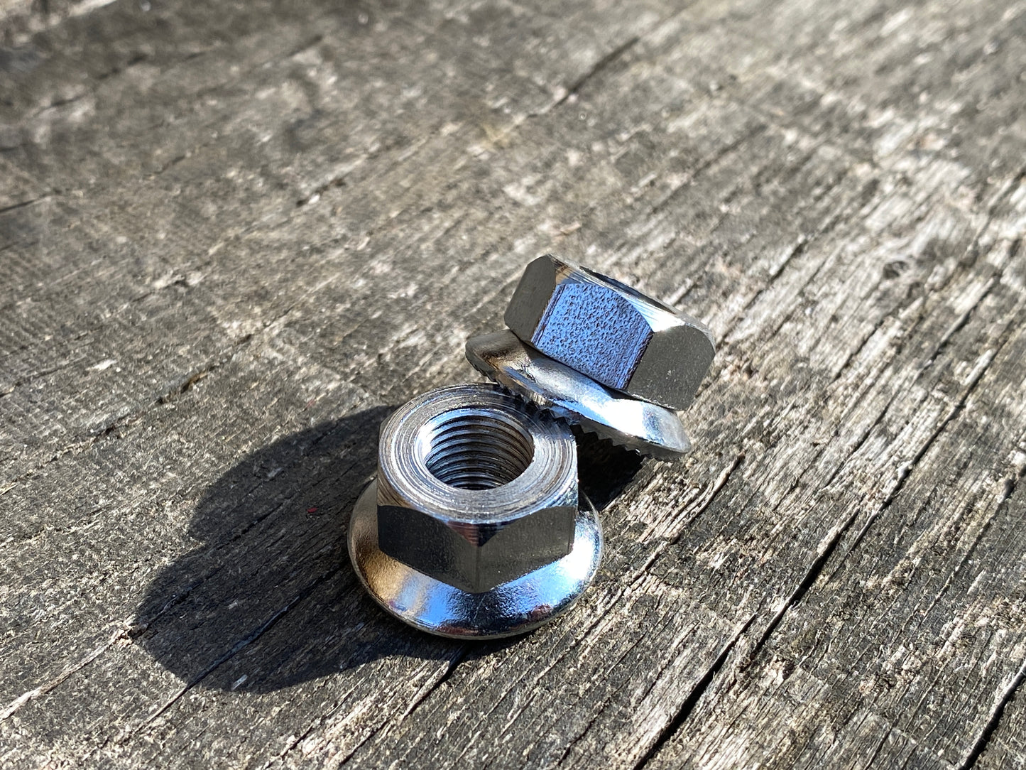 5/16 Cycle Thread Original English Chrome Bicycle Hub Track Nuts.