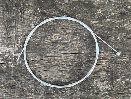 Bicycle Brake Cable - Barrel Nipple - 1.5mm Stainless Wire x 1800mm.