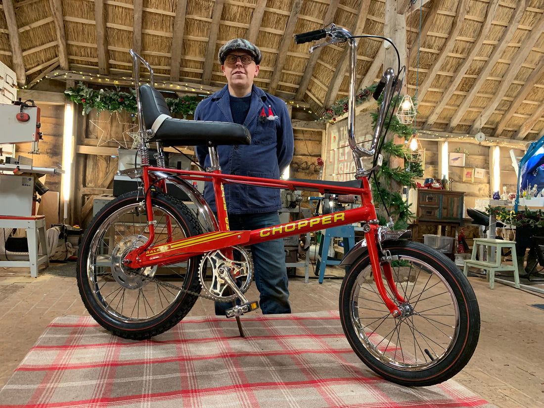 The Repair Shop 2019 Christmas Raleigh Chopper.