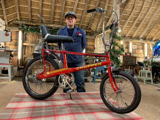 The Repair Shop 2019 Christmas Raleigh Chopper.