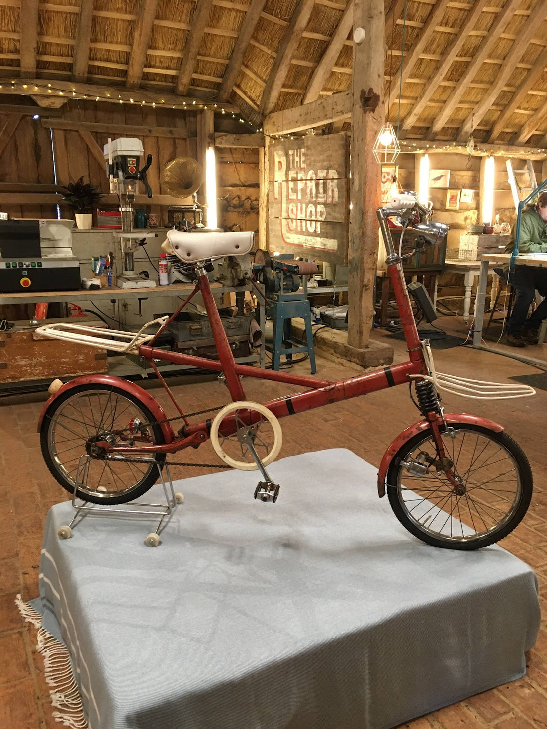 The Repair Shop Moulton bicycle