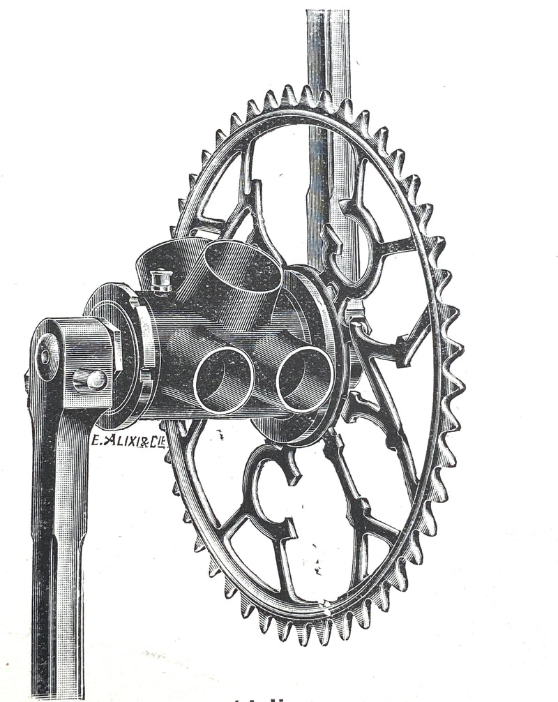 Vintage bike chains, bicycle cranks, freewheels, sprockets and fittings for sale online in the Gunn and Co showroom.