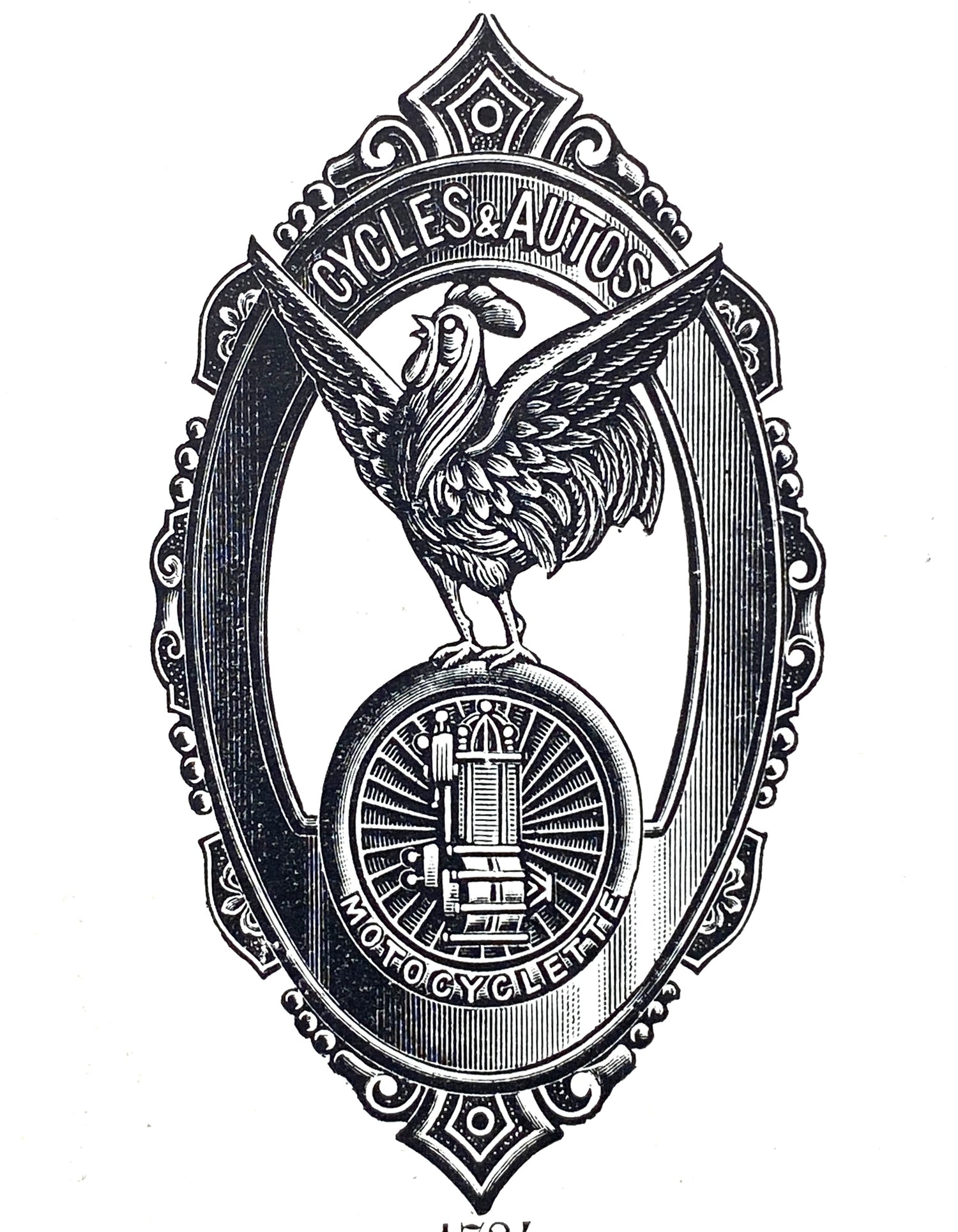 Gunn and co showroom vintage badges for cars and bicycles