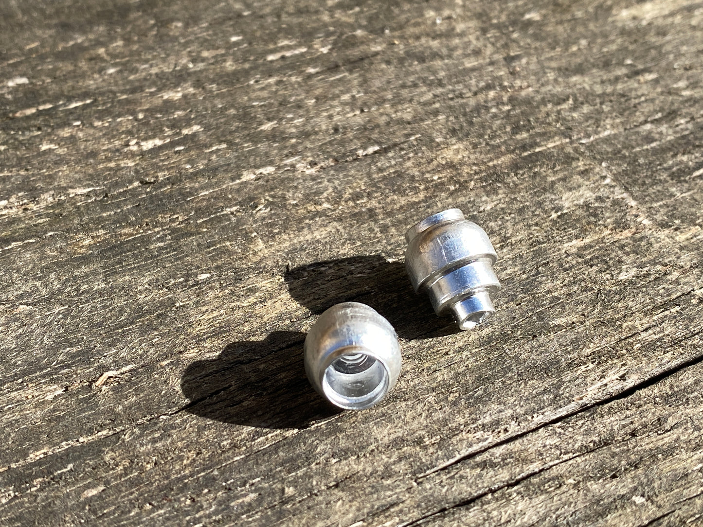 Alloy Stepped Bicycle Brake Ferrules for Old Bicycles.