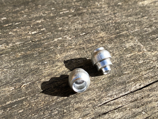 Alloy Stepped Bicycle Brake Ferrules for Old Bicycles.