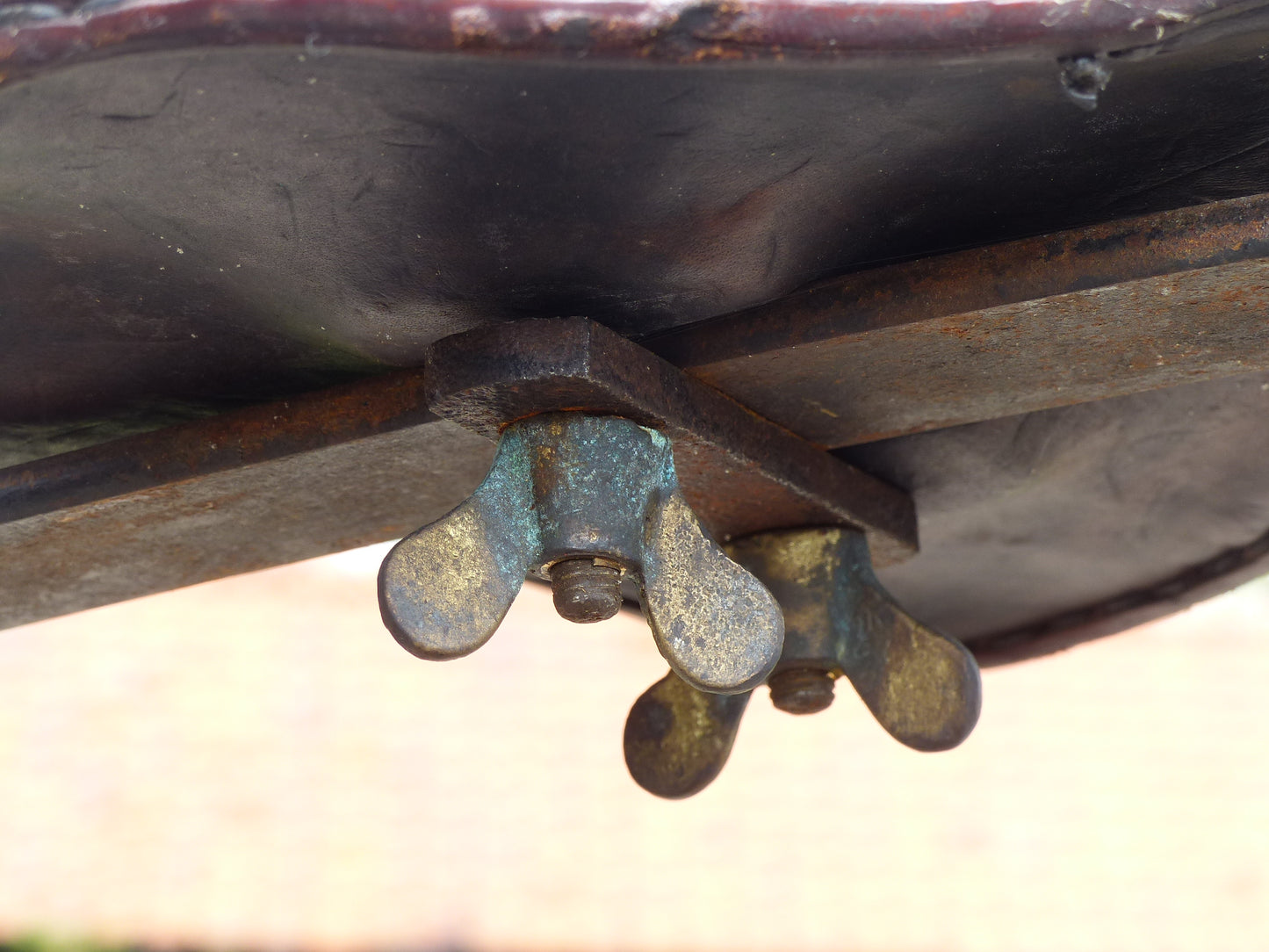 c.1869 English Bone-Shaker Velocipede Bicycle.