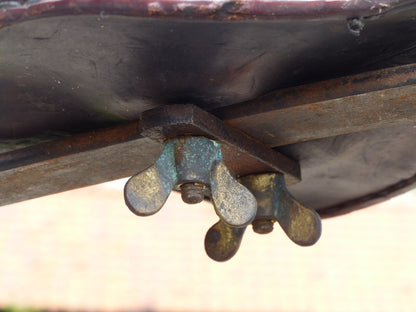 c.1869 English Bone-Shaker Velocipede Bicycle.