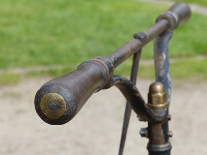 c.1869 English Bone-Shaker Velocipede Bicycle.