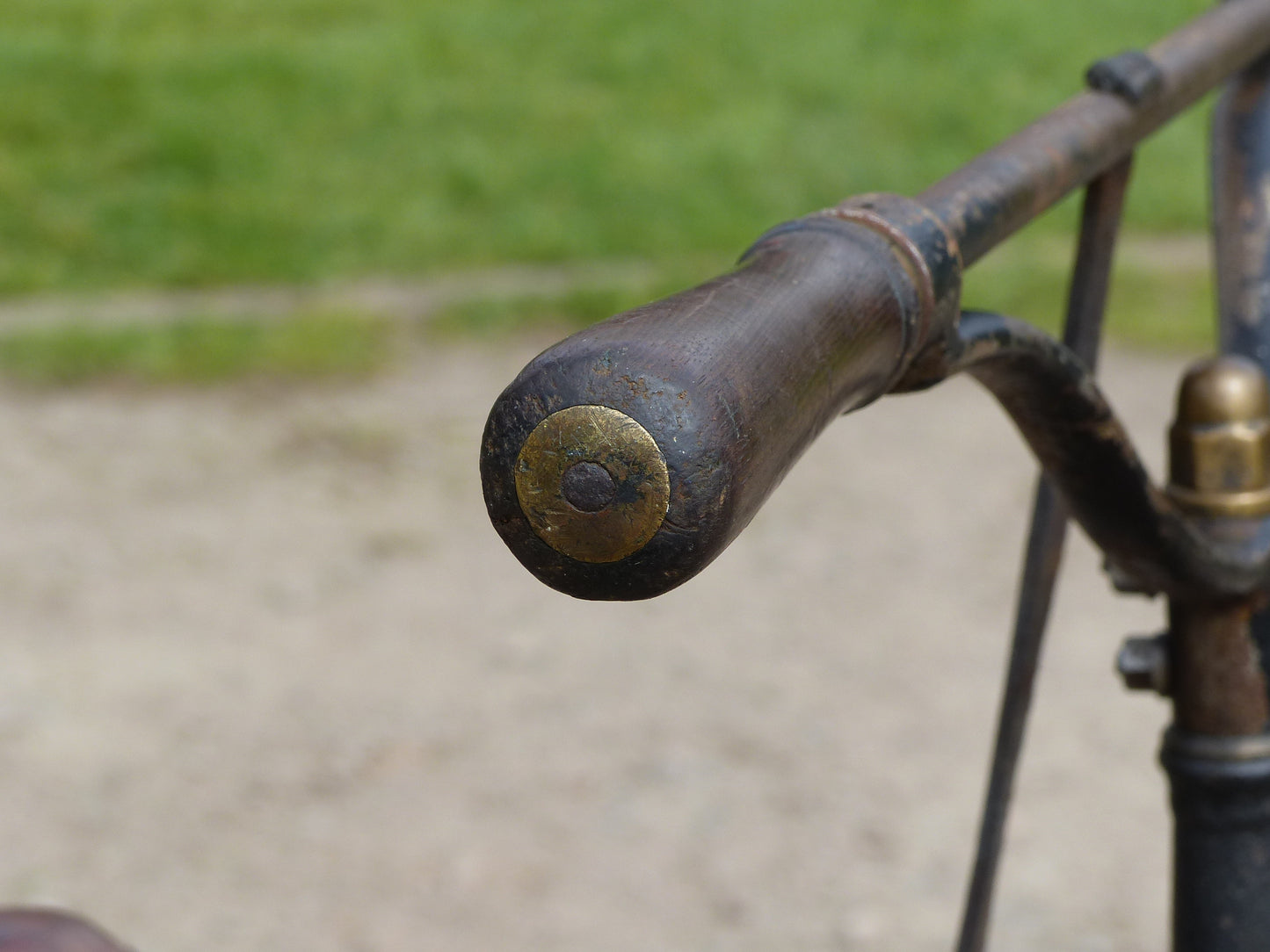 c.1869 English Bone-Shaker Velocipede Bicycle.