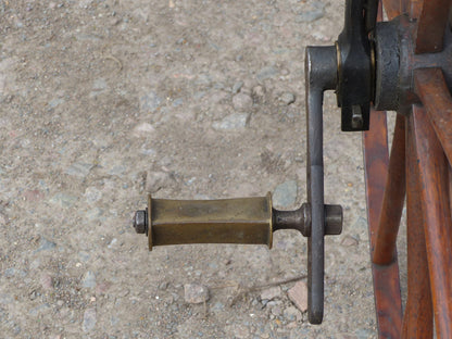 c.1869 English Bone-Shaker Velocipede Bicycle.