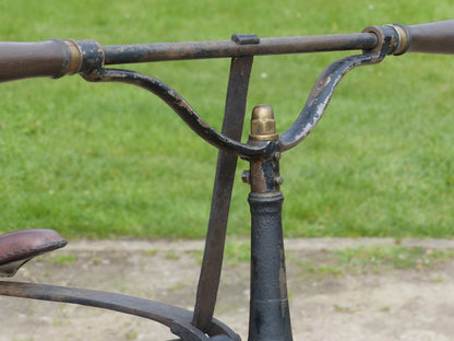 c.1869 English Bone-Shaker Velocipede Bicycle.