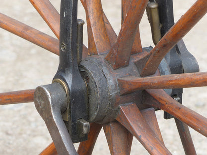 c.1869 English Bone-Shaker Velocipede Bicycle.