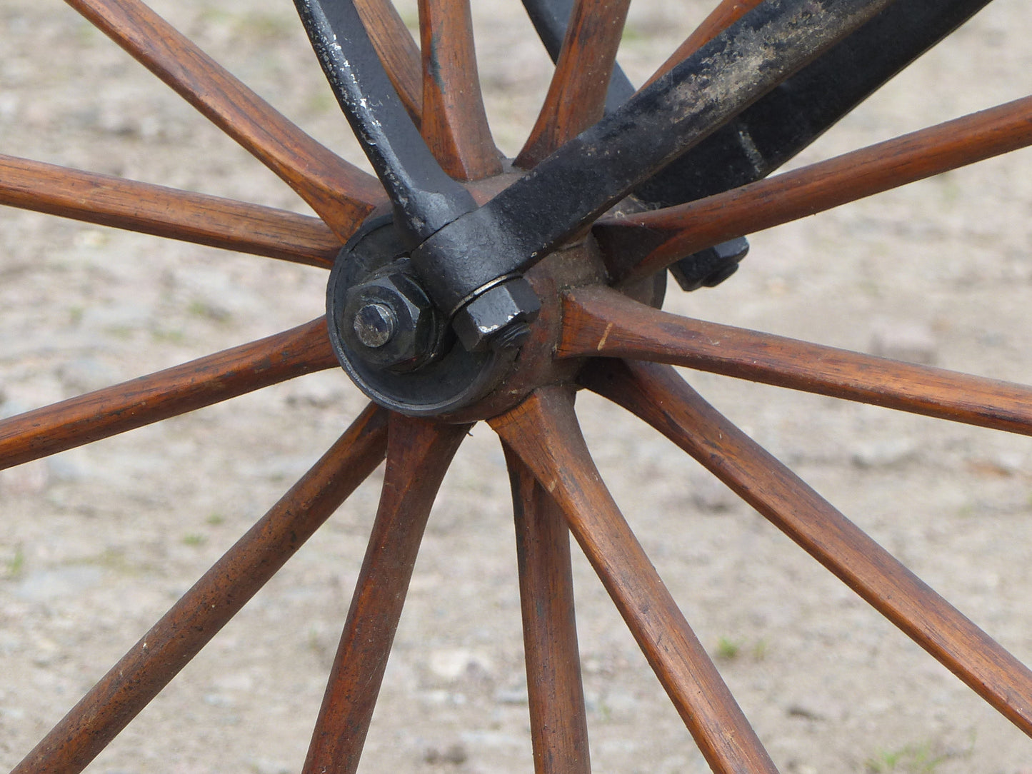 c.1869 English Bone-Shaker Velocipede Bicycle.
