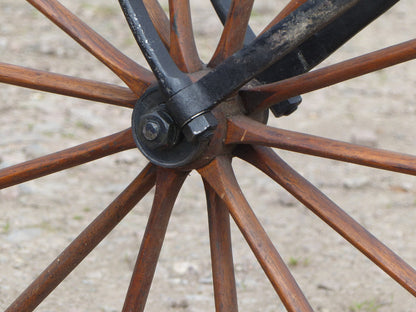 c.1869 English Bone-Shaker Velocipede Bicycle.