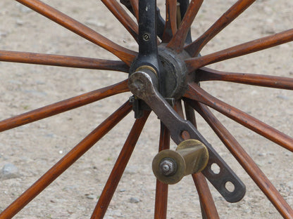 c.1869 English Bone-Shaker Velocipede Bicycle.
