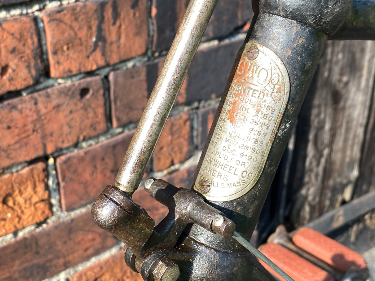 c.1891 Victor Spring Fork Solid Tyre Safety Bicycle Bicycle