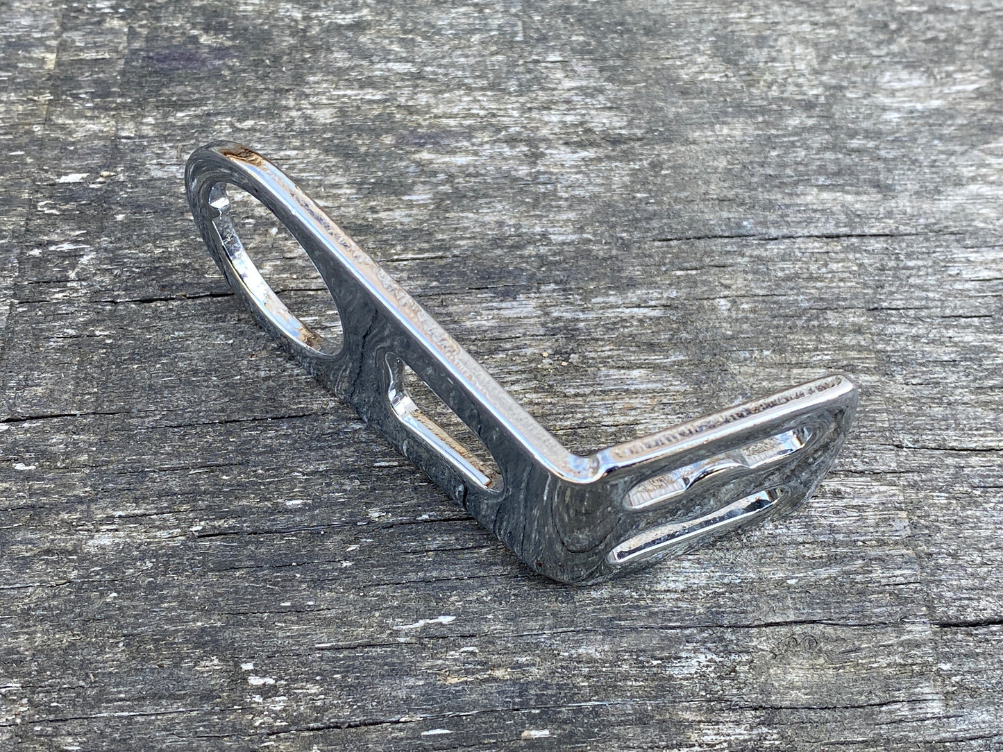 Traditional Chrome Bicycle Lamp Bracket for Headset.