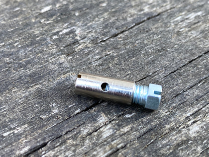 Solderless Barrel Shaped Cable Nipple for Vintage Bicycles and Vehicles.