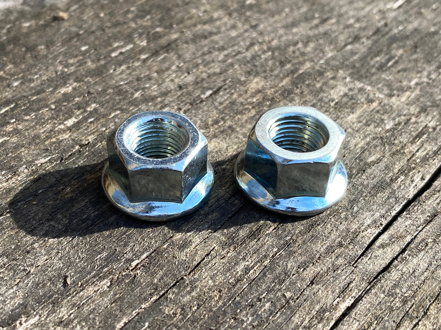 M10 - Bicycle Hub Axle Flanged Nuts.
