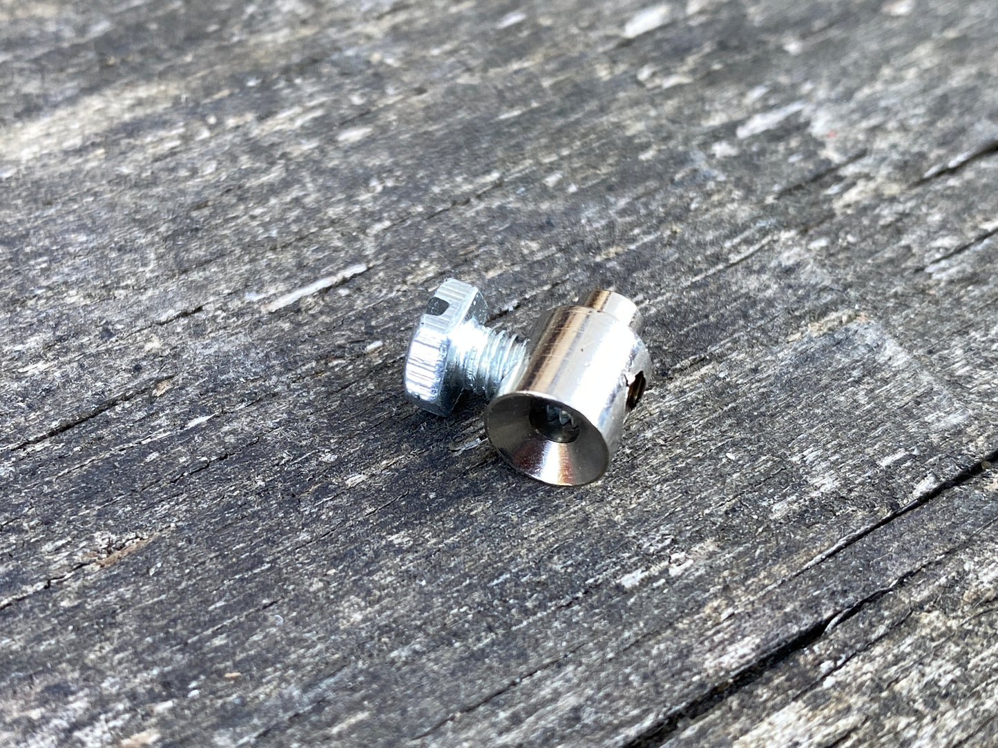 Solderless Pear Shaped Cable Nipple for Vintage Bicycles and Vehicles.