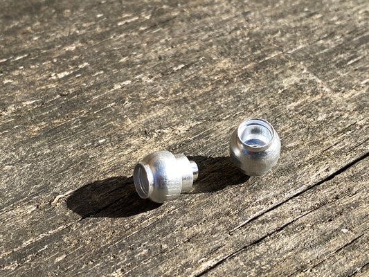 Alloy Stepped Bicycle Brake Ferrules for Old Bicycles.