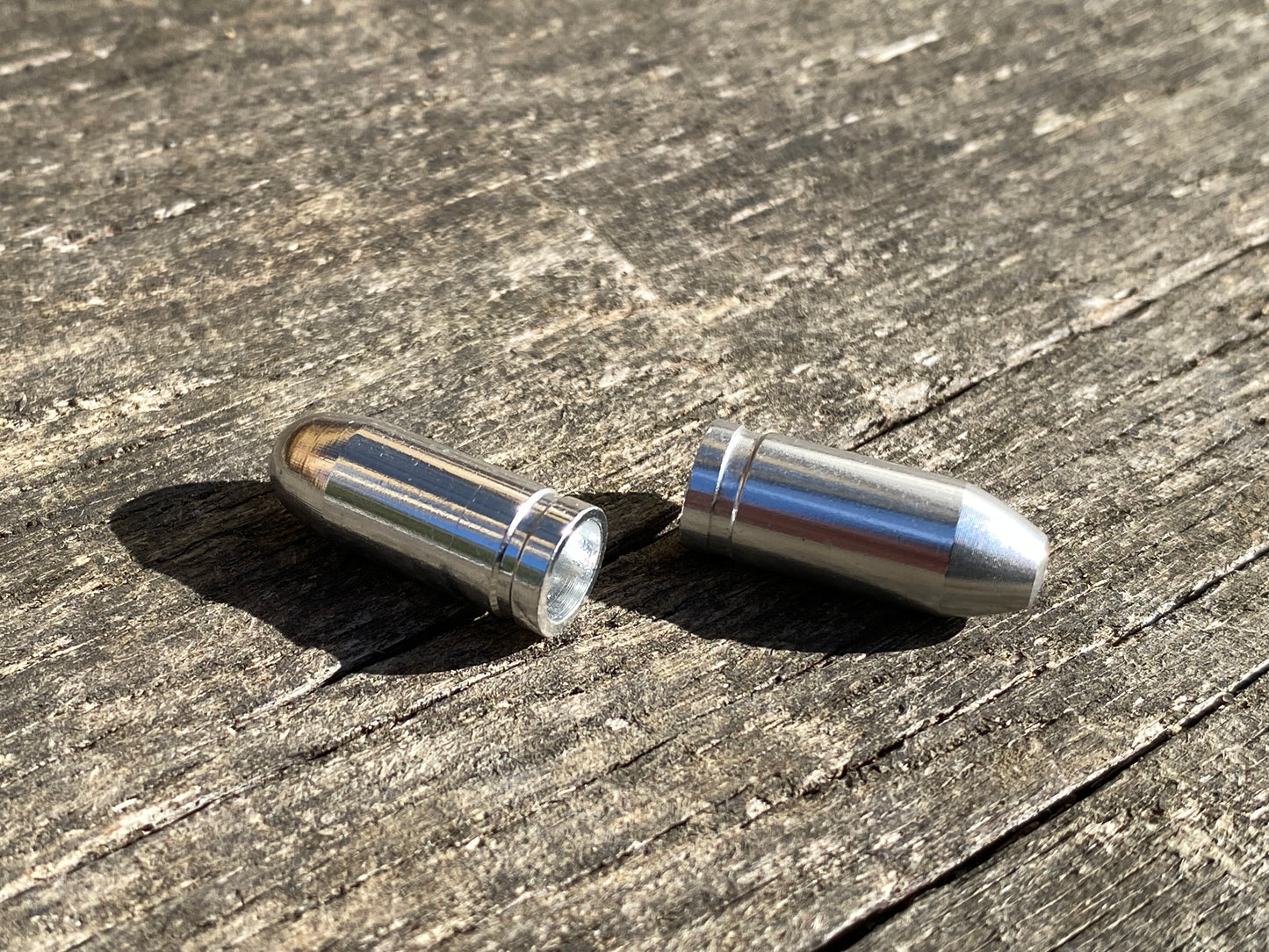 Silver Bullet Presta Valve Caps for Bicycles.