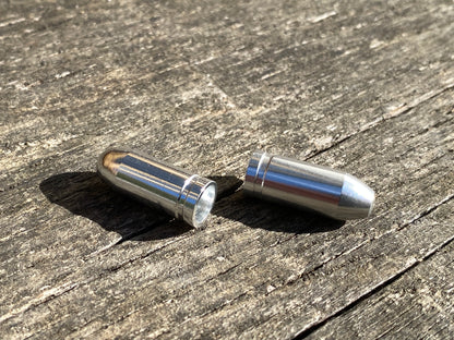 Silver Bullet Presta Valve Caps for Bicycles.