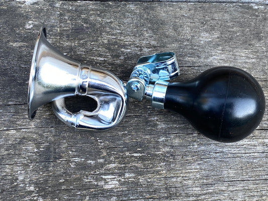 Classic Chrome Bicycle Bugle Hooter.