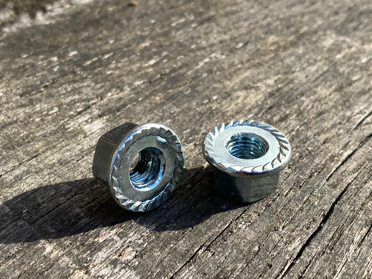 5/16 Cycle - Bicycle Hub Axle Flanged Nuts.