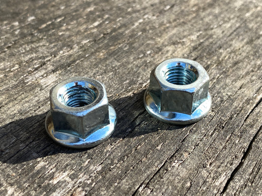 5/16 Cycle - Bicycle Hub Axle Flanged Nuts.