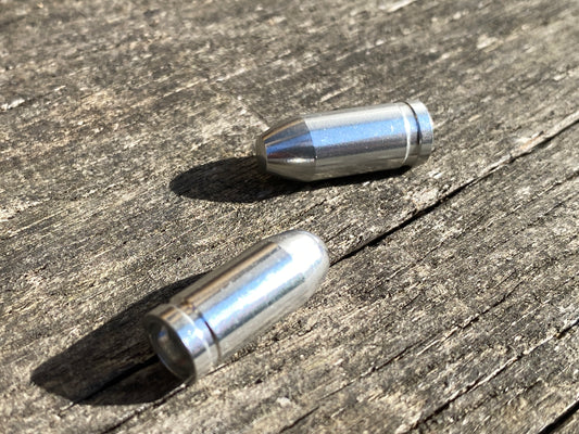 Silver Bullet Presta Valve Caps for Bicycles.