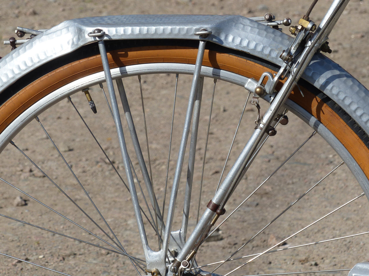 1930's Caminade Caminargent Octagonal Aluminuim Touring Bicycle Project. SOLD
