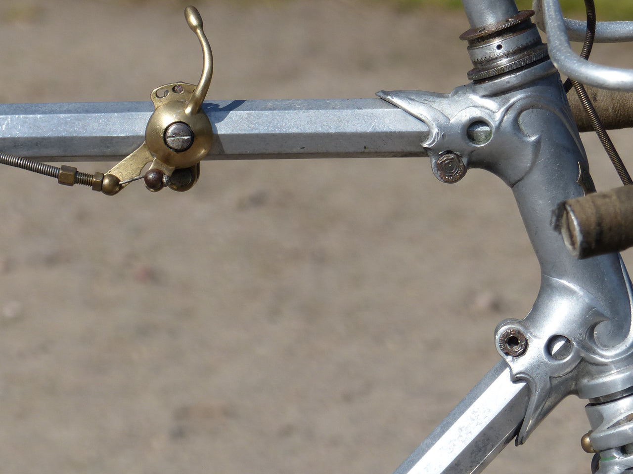 1930's Caminade Caminargent Octagonal Aluminuim Touring Bicycle Project. SOLD