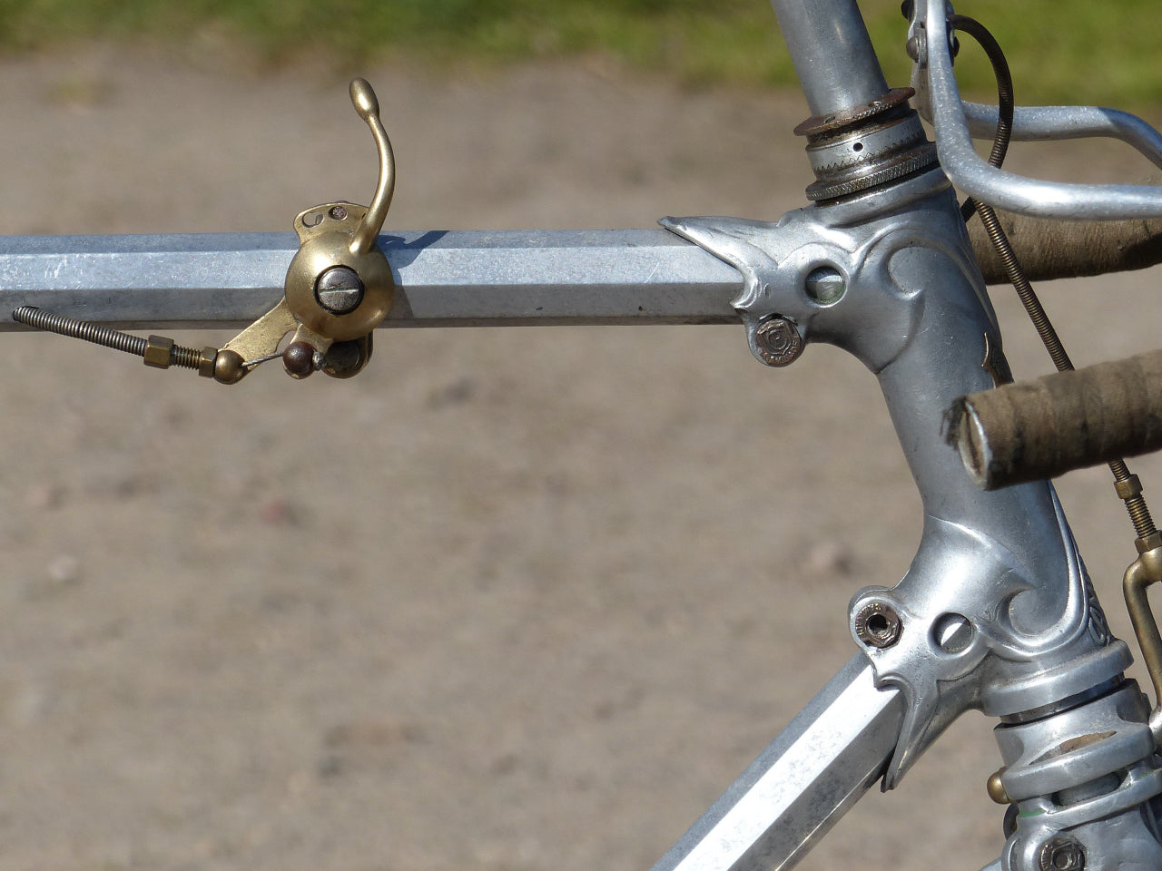 1930's Caminade Caminargent Octagonal Aluminuim Touring Bicycle Project. SOLD
