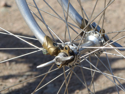 1930's Caminade Caminargent Octagonal Aluminuim Touring Bicycle Project. SOLD