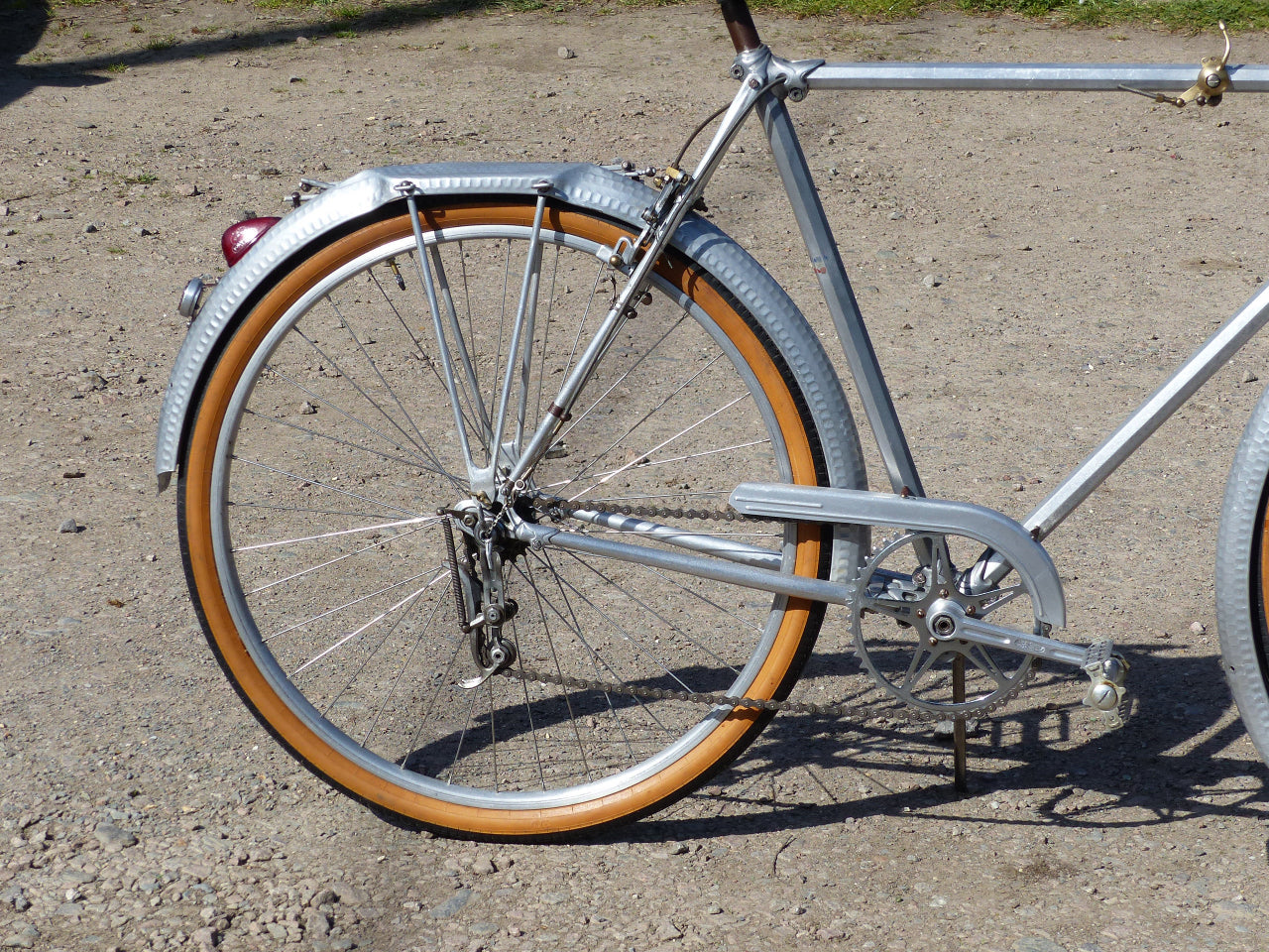 1930's Caminade Caminargent Octagonal Aluminuim Touring Bicycle Project. SOLD