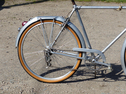 1930's Caminade Caminargent Octagonal Aluminuim Touring Bicycle Project. SOLD
