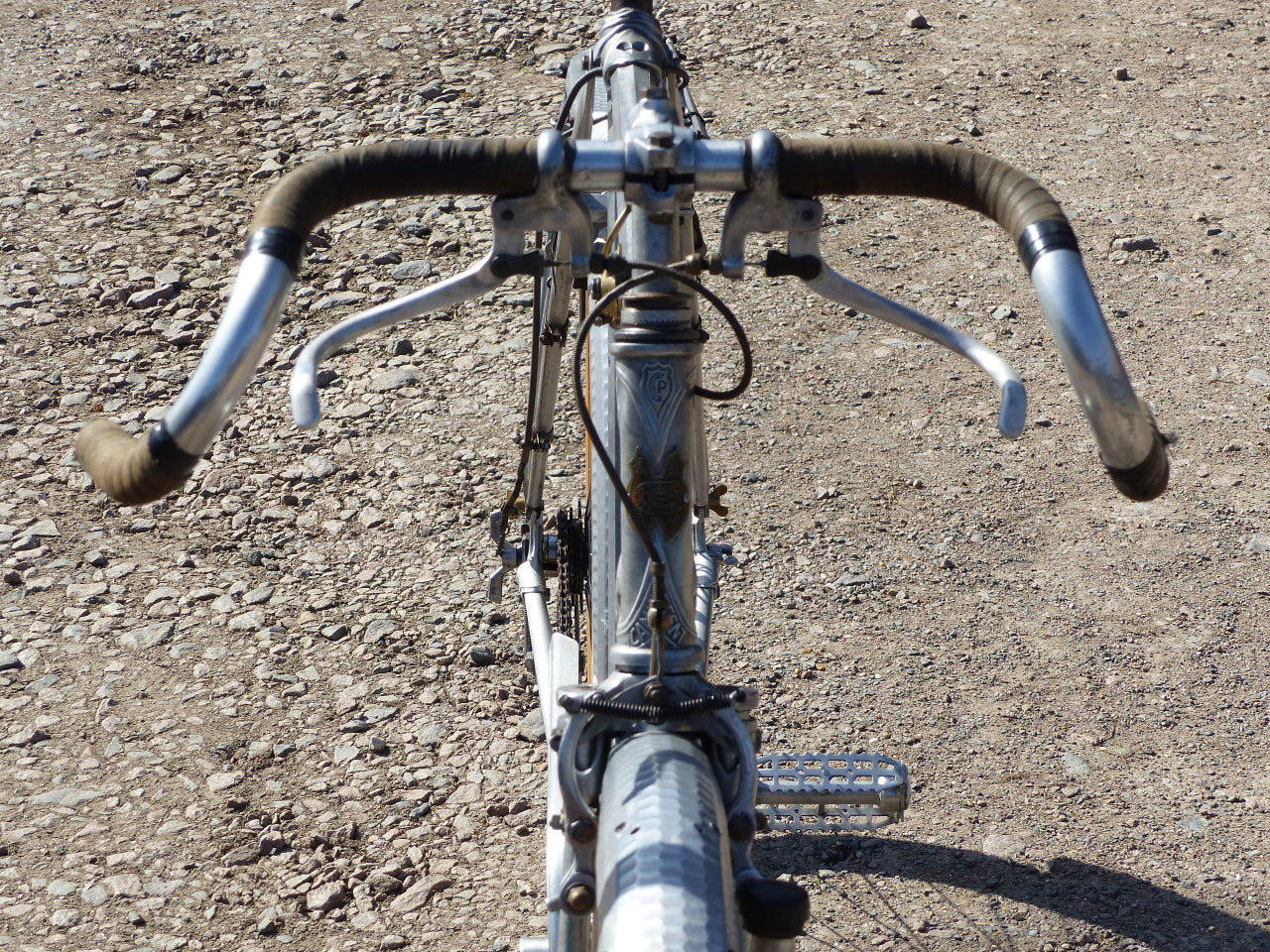 1930's Caminade Caminargent Octagonal Aluminuim Touring Bicycle Project. SOLD