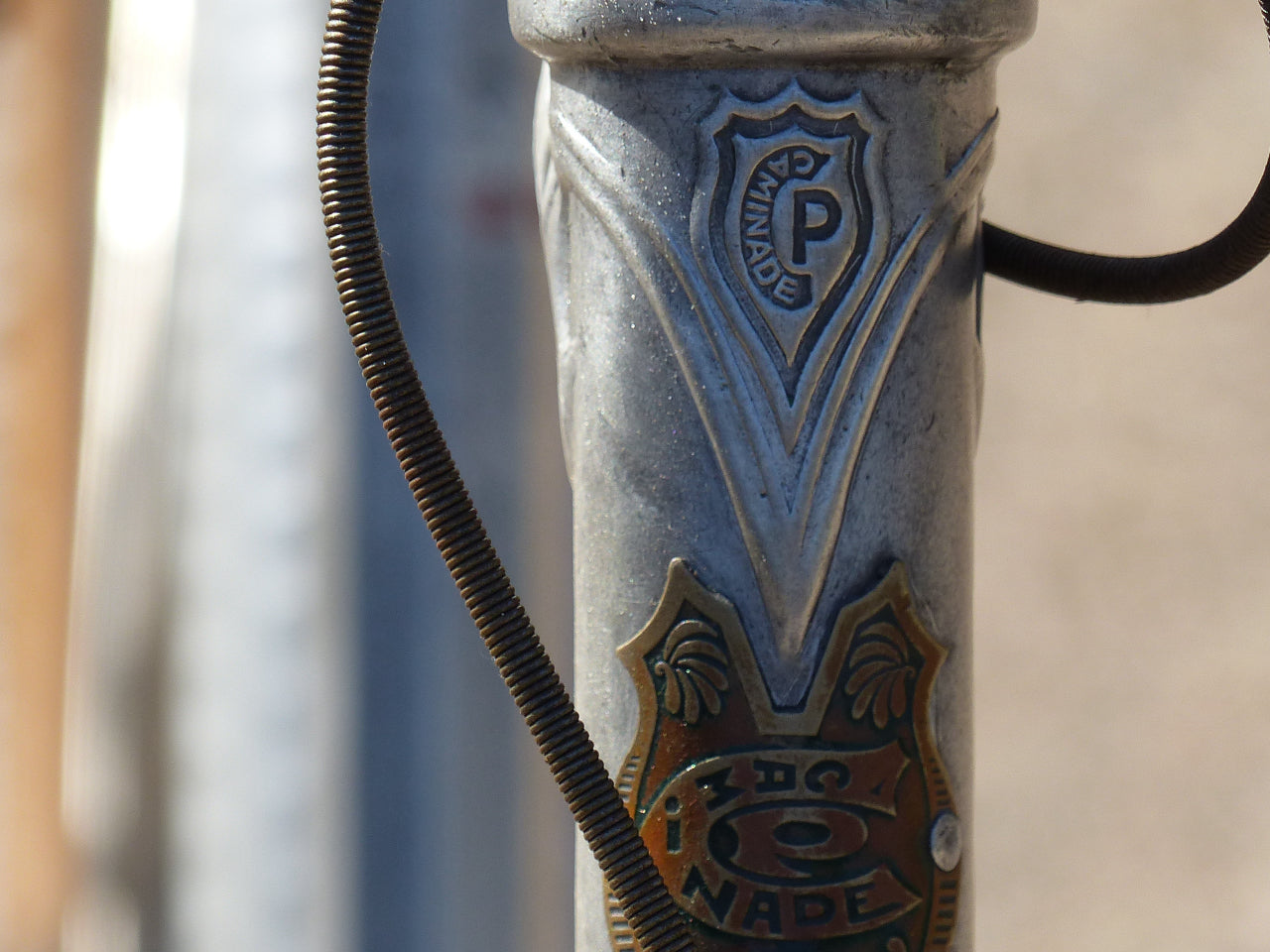 1930's Caminade Caminargent Octagonal Aluminuim Touring Bicycle Project. SOLD