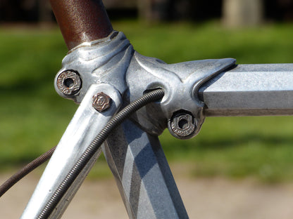 1930's Caminade Caminargent Octagonal Aluminuim Touring Bicycle Project. SOLD