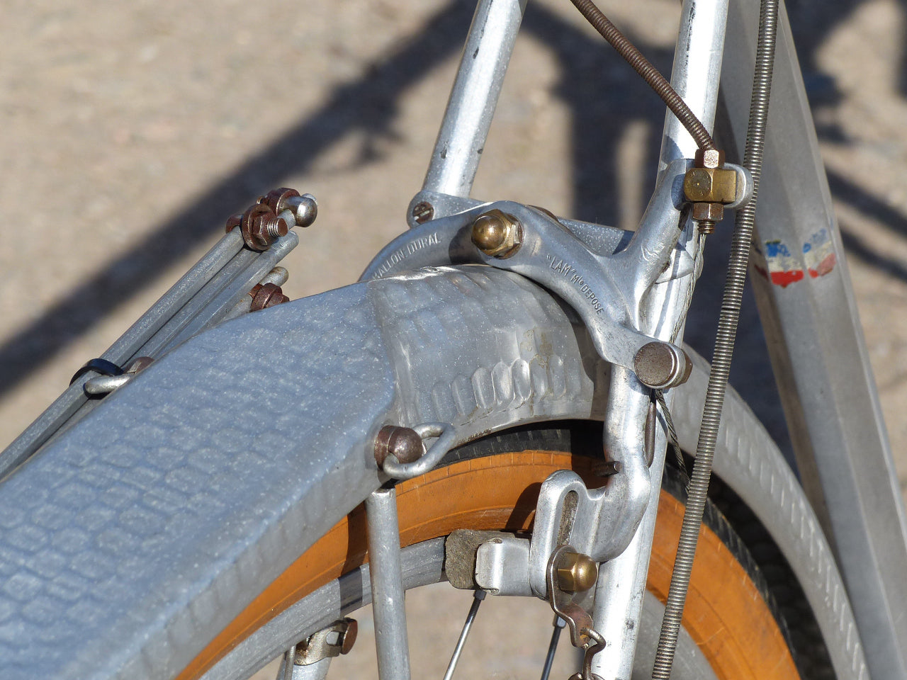 1930's Caminade Caminargent Octagonal Aluminuim Touring Bicycle Project. SOLD