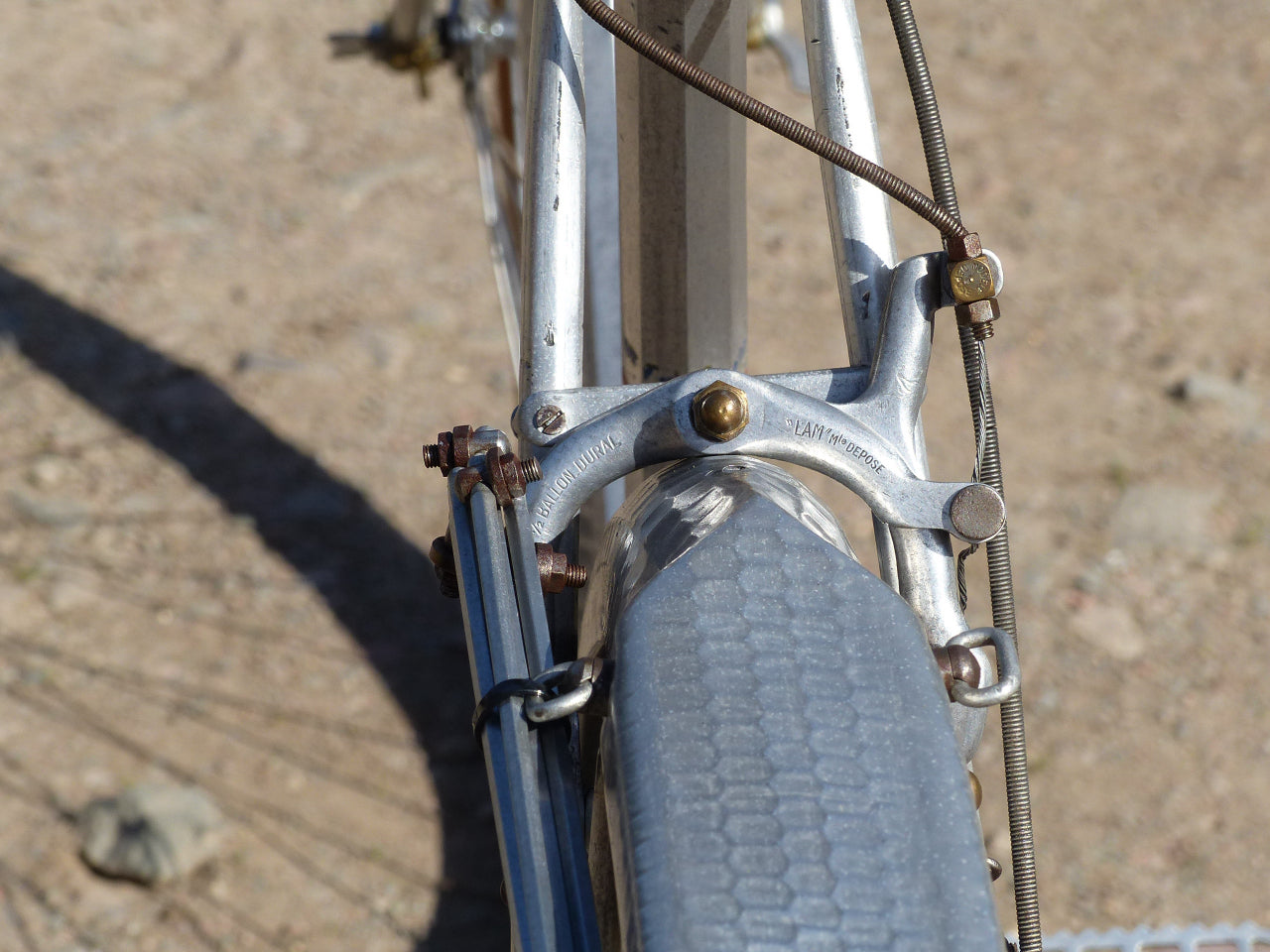 1930's Caminade Caminargent Octagonal Aluminuim Touring Bicycle Project. SOLD