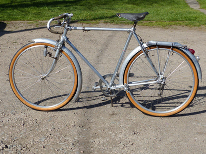 1930's Caminade Caminargent Octagonal Aluminuim Touring Bicycle Project. SOLD