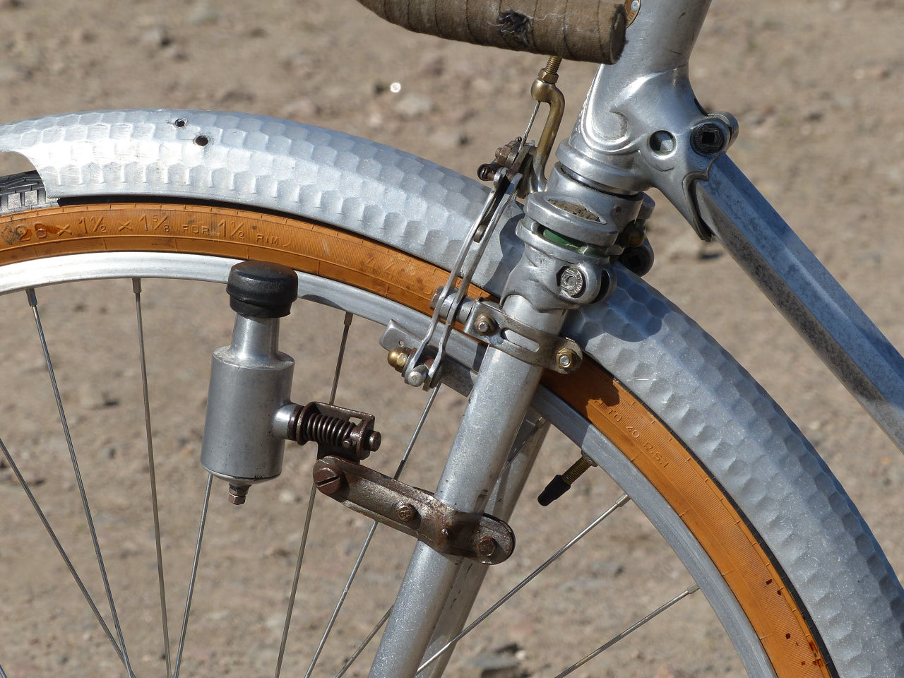 1930's Caminade Caminargent Octagonal Aluminuim Touring Bicycle Project. SOLD
