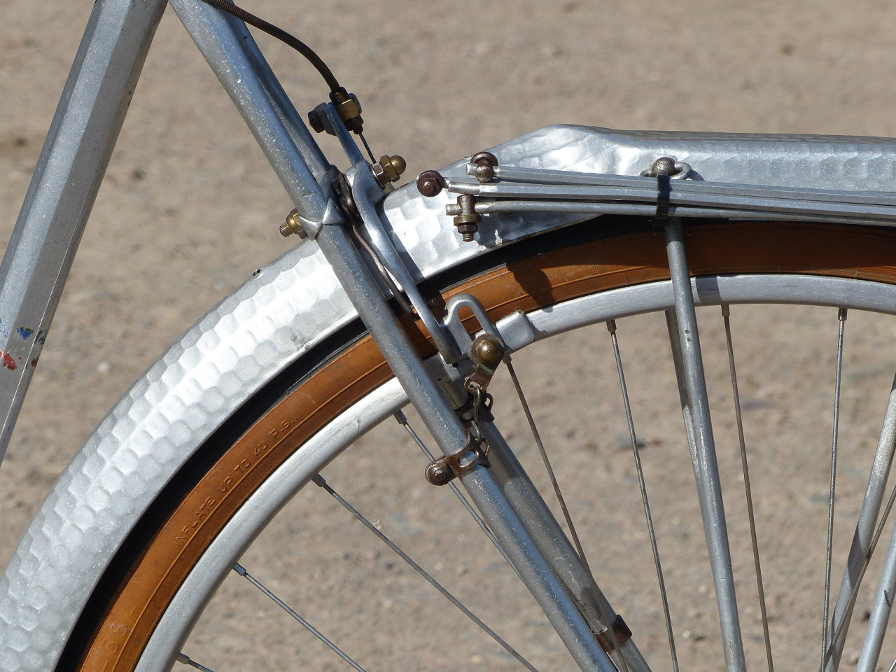 1930's Caminade Caminargent Octagonal Aluminuim Touring Bicycle Project. SOLD
