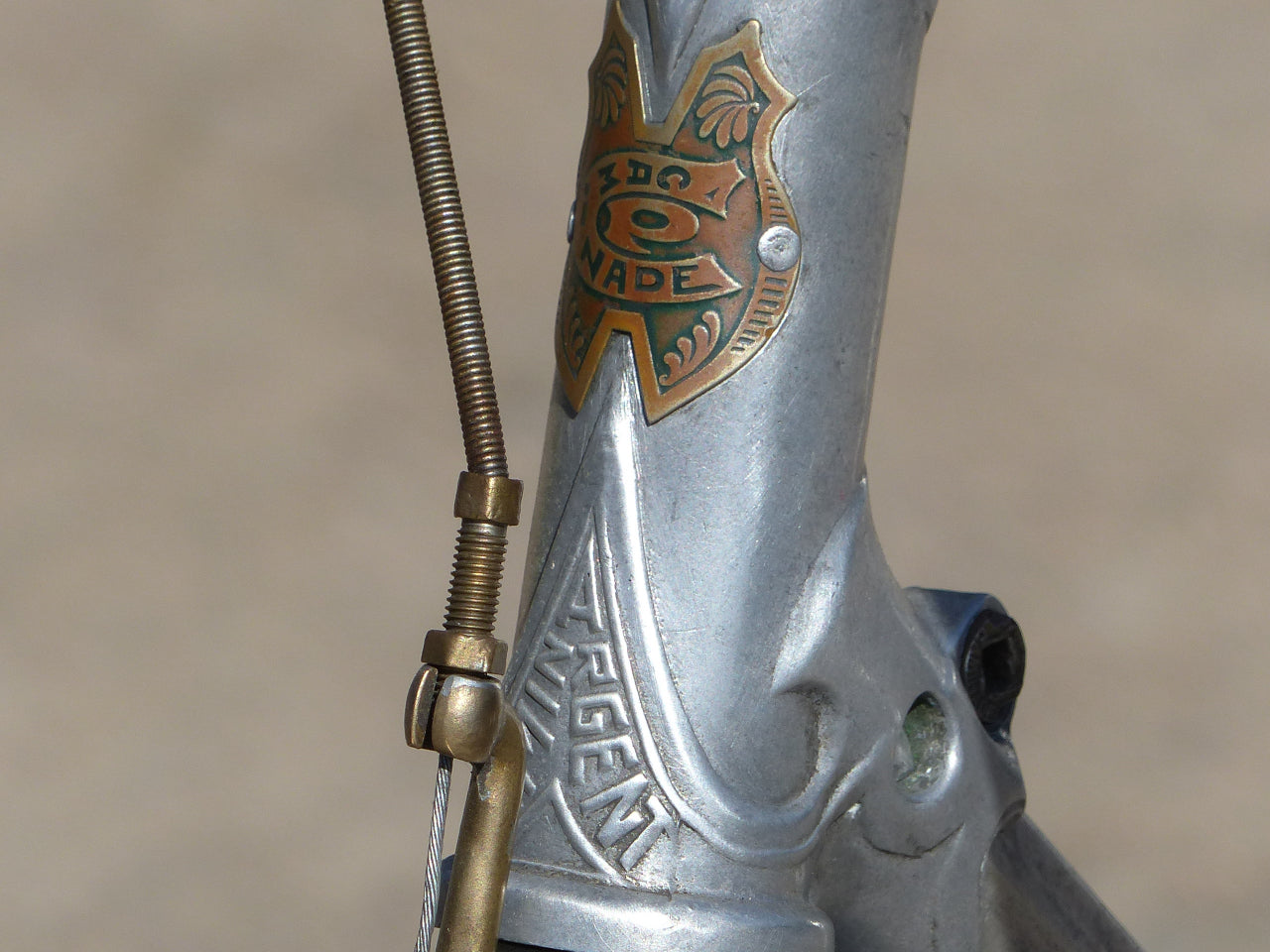 1930's Caminade Caminargent Octagonal Aluminuim Touring Bicycle Project. SOLD