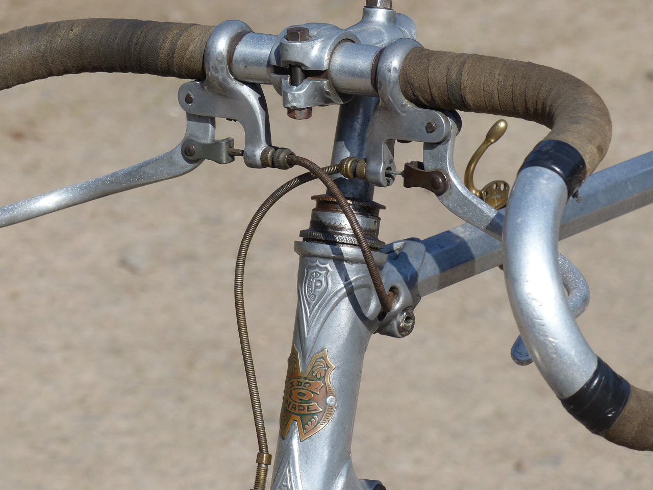 1930's Caminade Caminargent Octagonal Aluminuim Touring Bicycle Project. SOLD
