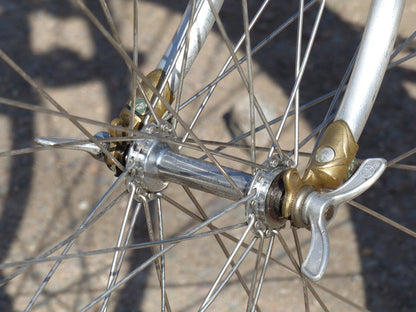 1930's Caminade Caminargent Octagonal Aluminuim Touring Bicycle Project. SOLD