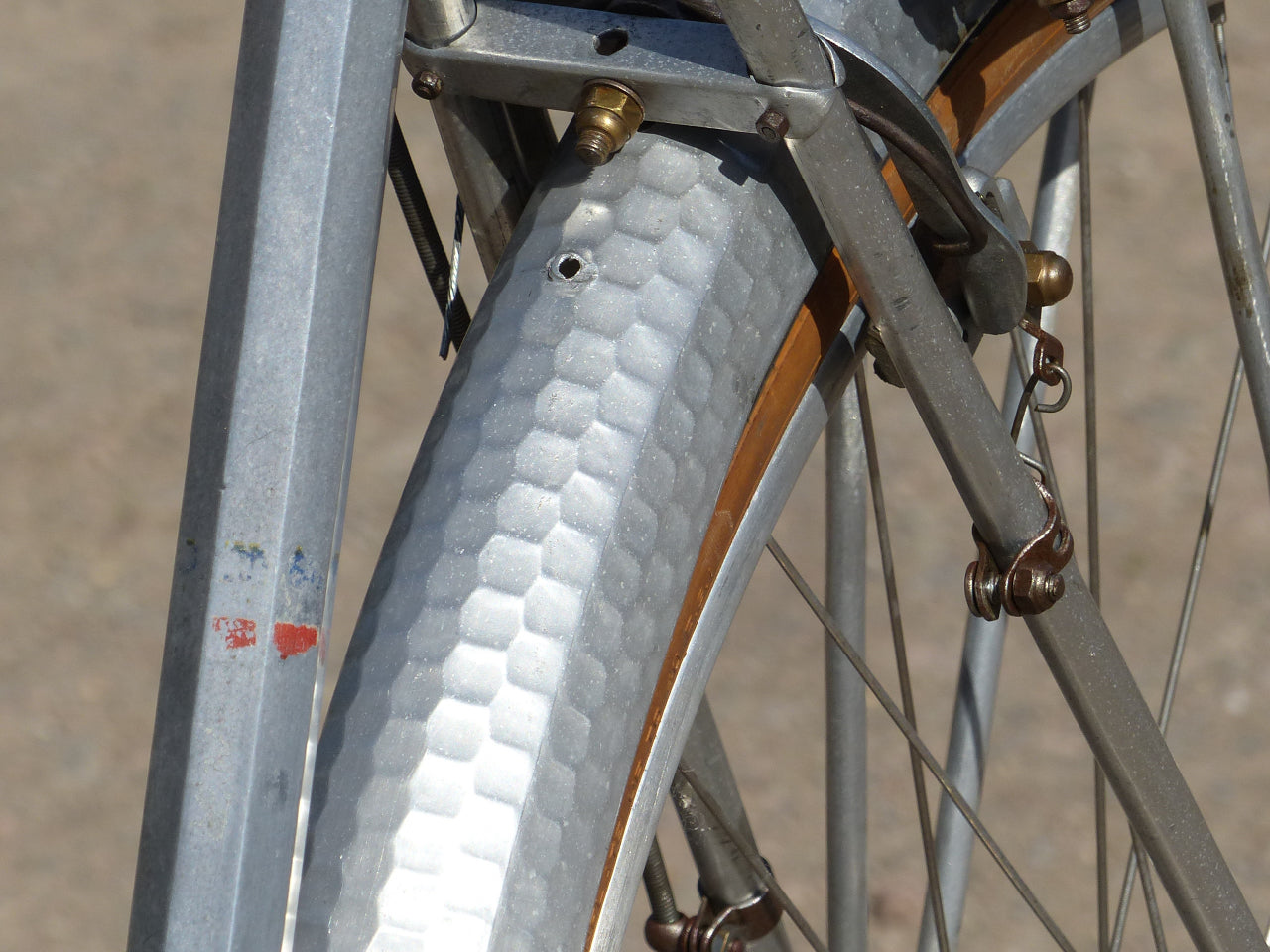 1930's Caminade Caminargent Octagonal Aluminuim Touring Bicycle Project. SOLD