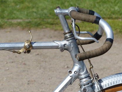 1930's Caminade Caminargent Octagonal Aluminuim Touring Bicycle Project. SOLD